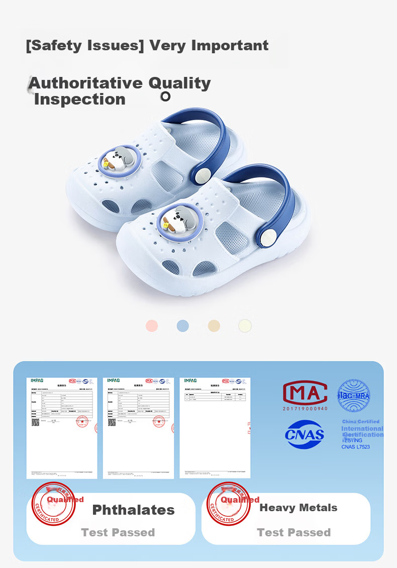Balabala Kids Slippers Baby Outdoor Beach Shoes Cartoon Girls Soft Sole Hole Shoes Boys Girls Summer Toddler Sandals 5