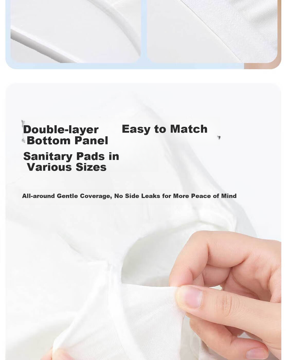 MINISO 4-Pack Lightweight Clean Women's Travel Underwear L Size Wide Hip Portable Disposable Individually Sterilized Packaging 17