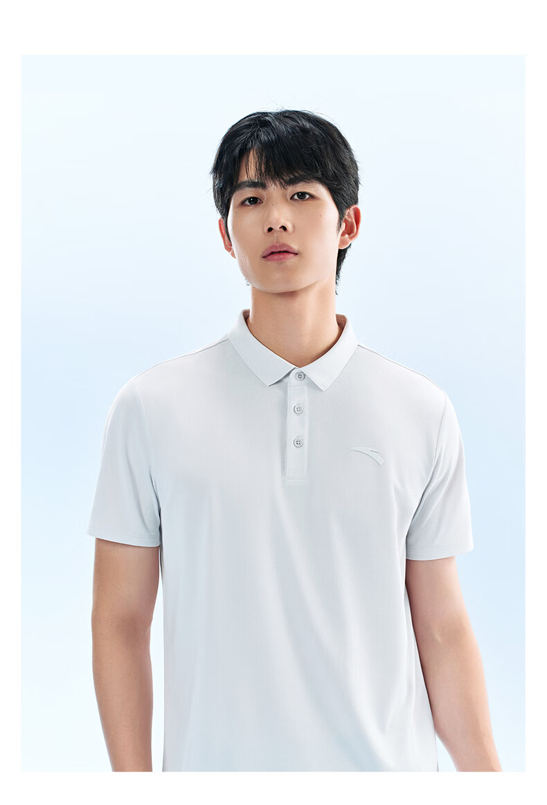 Anta Xingdong Polo | Quick-Dry Short Sleeve T-Shirt Men's Summer Breathable Collared Business Casual Commuter Top 10
