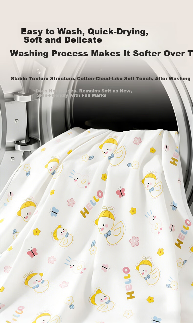 Ipoosi Baby Cotton Swaddle Blanket Wrap Sleep Sack Anti Startle Newborn Essentials 2-Pack 7