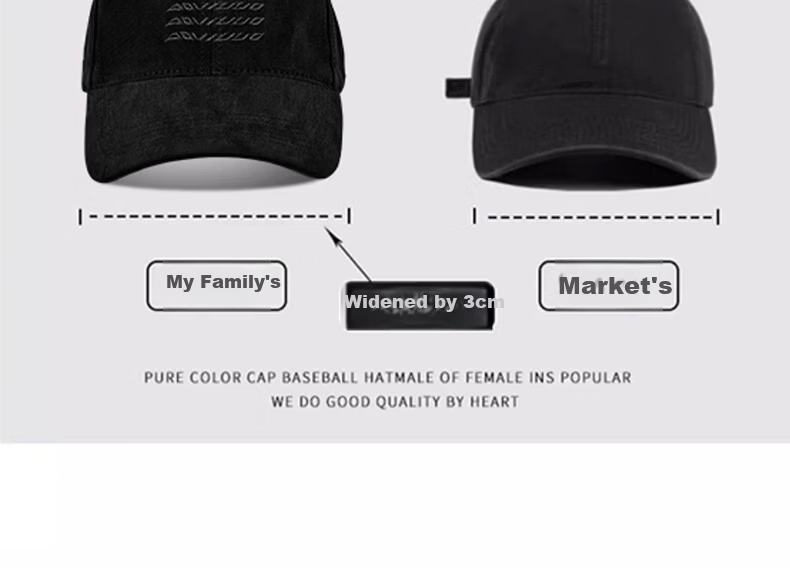 HAOGUAN Women's Baseball Cap Spring Summer New Retro Washed Fleece Sun Protection Duckbill Hat Korean Style Versatile Large Head Circumference Trendy Cap 4