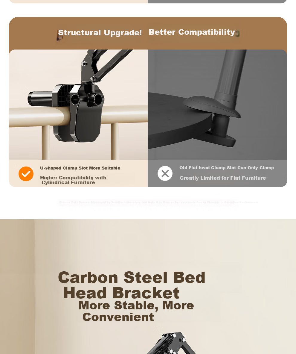Xiaotian Tablet Stand Bedside Lazy Phone Holder Desktop Cantilever iPad Stand Dorm Bed Lying Drama Watching Tool Live Streaming Multi-Functional Stand Switch Universal Clip 6