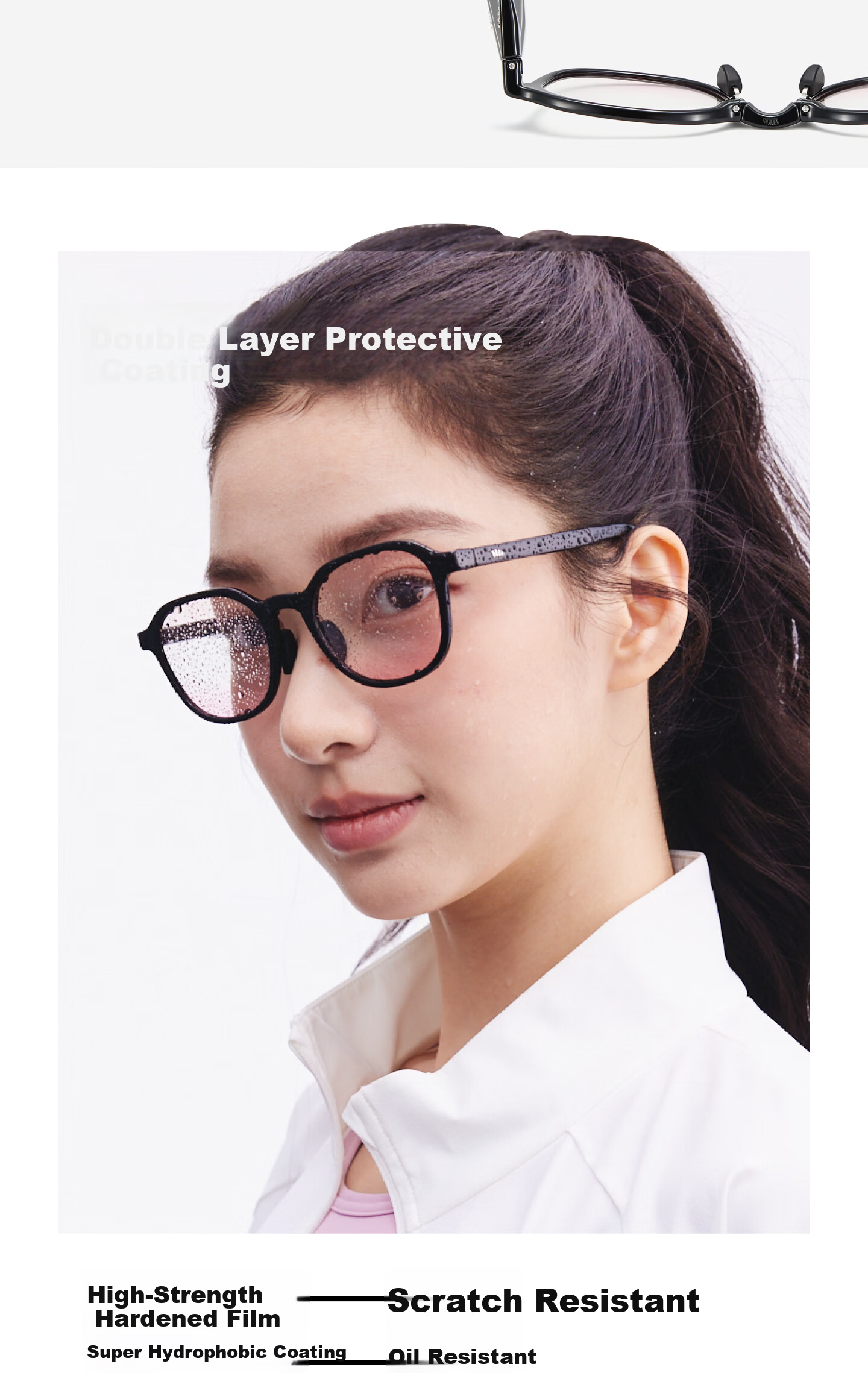 Beneunder Women's Wellington Frame Sunglasses Foldable UV Protection Fashionable Sun Glasses FD003 18