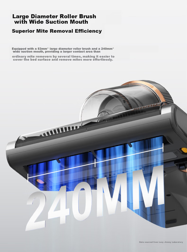Lecgimi New B8pro Mite Removal Vacuum Cleaner High Suction Infrared Bed High-Temperature Sterilization Home Graphene Deep Dehumidification and Mite Removal Machine B802 19