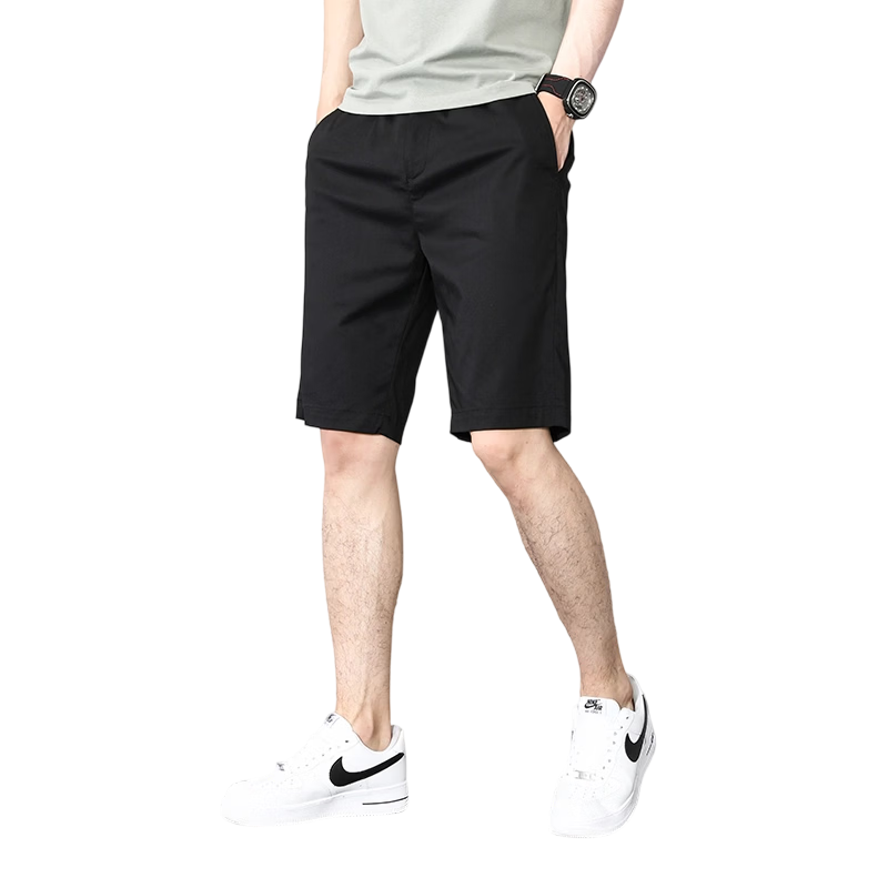 Hodo Men's Summer Cotton Comfortable Multi-Pocket Cargo Shorts Skin-Friendly Sports Five-Point Pants