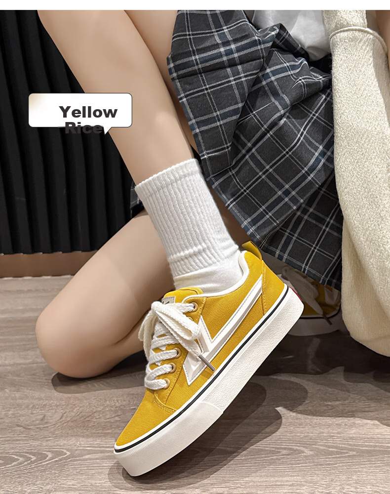 Warrior Official Women's Classic Canvas Shoes 2026 Spring Lightweight Comfortable Couple Sneakers Red Rice 40 15