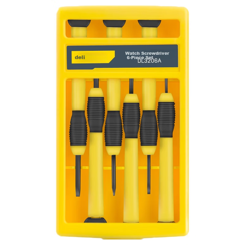 Deli Tools Clock Screwdriver Set 6-Piece DL3206A