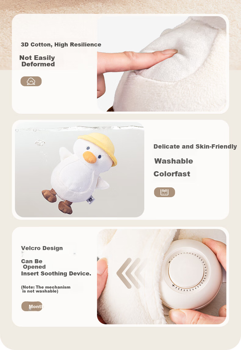HuiLe Toys Newborn Gift Panda Plush Baby Comfort Blanket Teething Soothing Toy 8