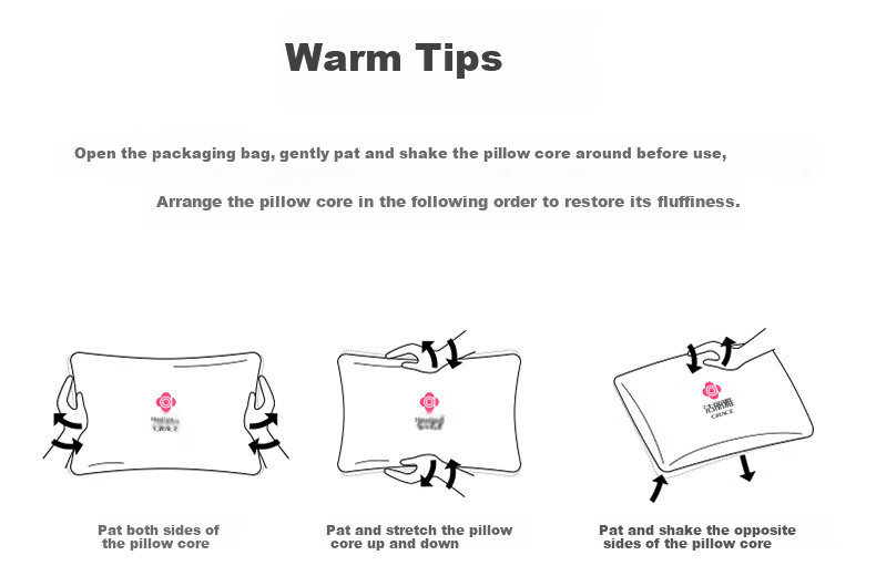 Grace Pure Cotton Class A Triple Protection Pillow, Anti-Head Oil Large White Pillow, Cervical Pillow for Home Use, Adult Pillow Core, 48*74cm 1