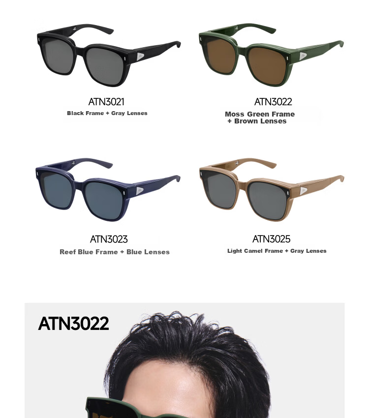 Banana Under Sunglasses Unisex Polarized Round Frame FD013 Compatible with Prescription Glasses for Driving Outdoor Travel Gift for Boyfriend 25