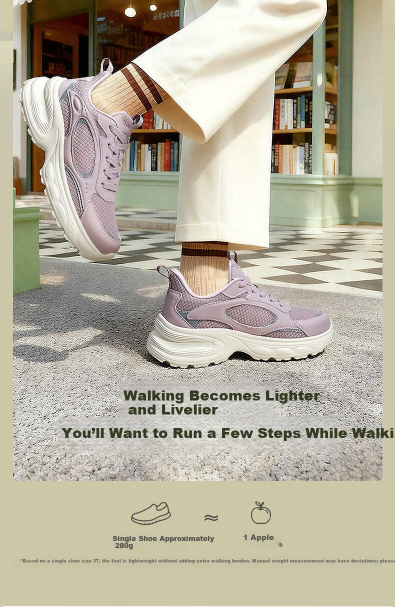 Zulijian Elderly Shoes Middle-aged and Elderly Spring Fashion Versatile Thick-soled Sports Dad Shoes 26139002T Carbon Gray Men Size 42 3