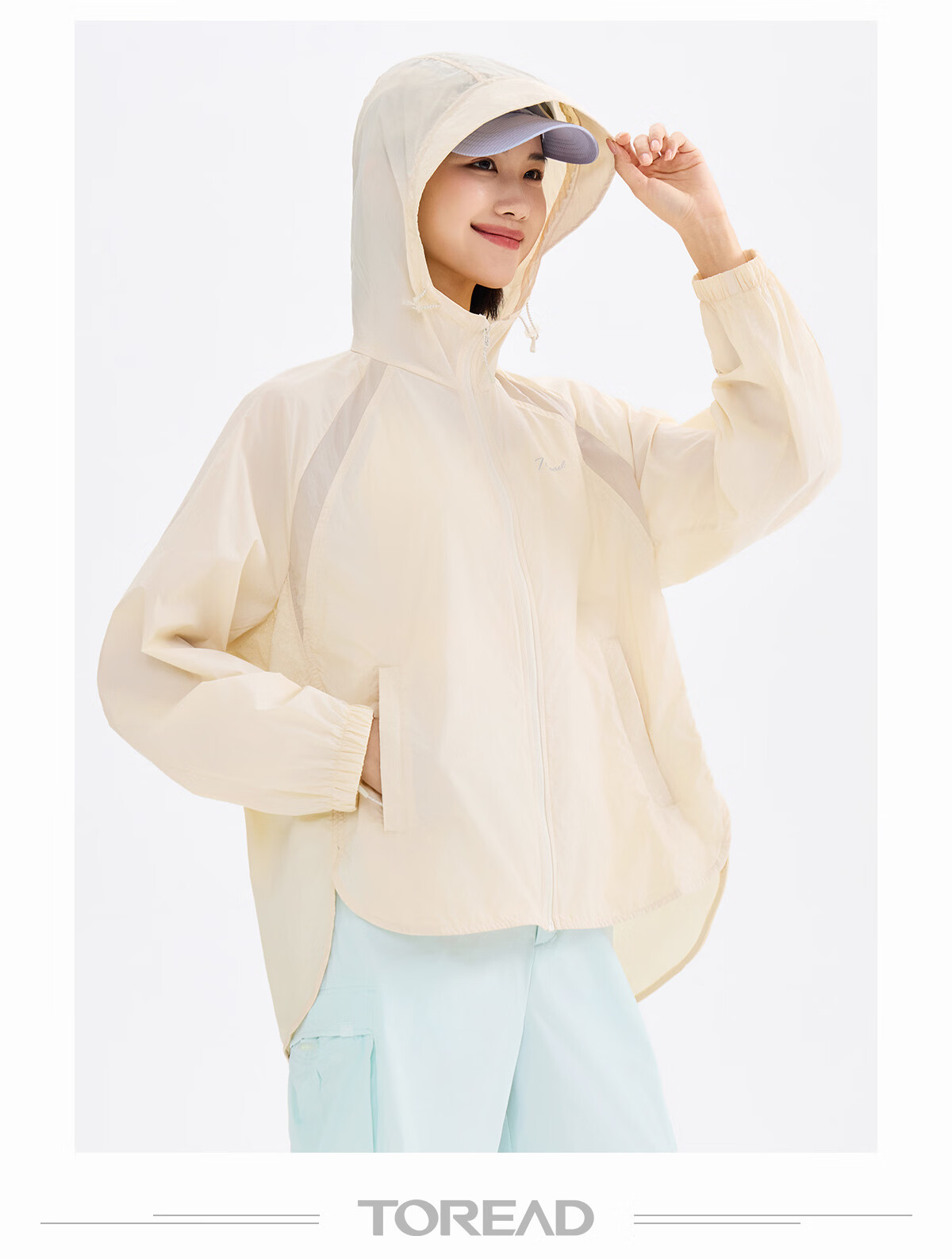 TOREAD Women's Sunscreen Jacket 26 New Outdoor Breathable Skin Jacket UV Protection UPF50+ Sun Protection TAZZBO82763 21