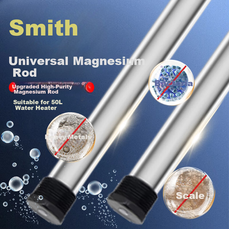 GUSENZHE Magnesium Anode Rod for Smith Water Heater 50L Household Electric Water Heater Universal Accessory Scale Removal 21*325mm