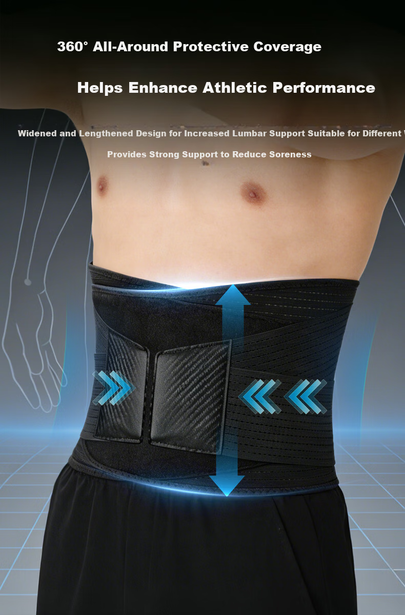 Keep Lumbar Support Belt [Ten Supports] Warm Waist Brace for Lumbar Disc Herniation, Prolonged Sitting, Lumbar Muscle Strain, Fitness Support, Waist Trainer for Men and Women 7