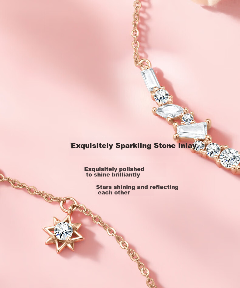 Disney Star Reflection Bracelet 925 Silver Luxury Birthday Gift for Girlfriend 38 Women's Day Gift 2