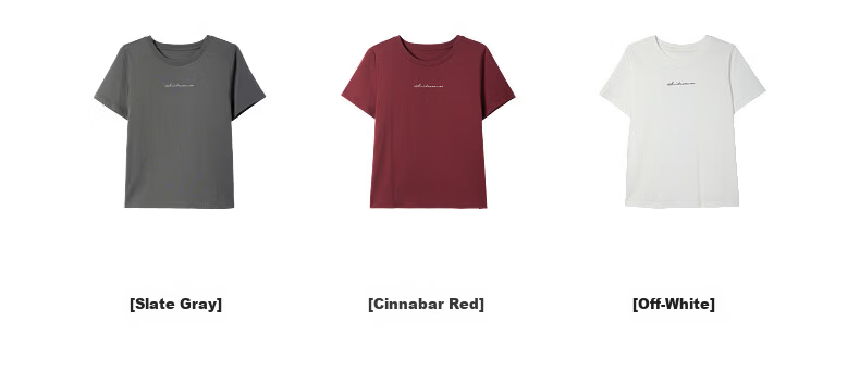 Demana Breathable Pure Cotton Summer Simple Basic Letter Embroidery Crew Neck Short Sleeve Comfortable Casual Women's T-Shirt 14