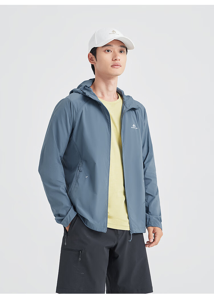 Pioneer Camp Zhuque Sun Protection Jacket for Men, Summer Outdoor Lightweight Sun Protection Clothing, Loose-Fitting Hooded Coat for Men, UV-Resistant Skin Coat 13