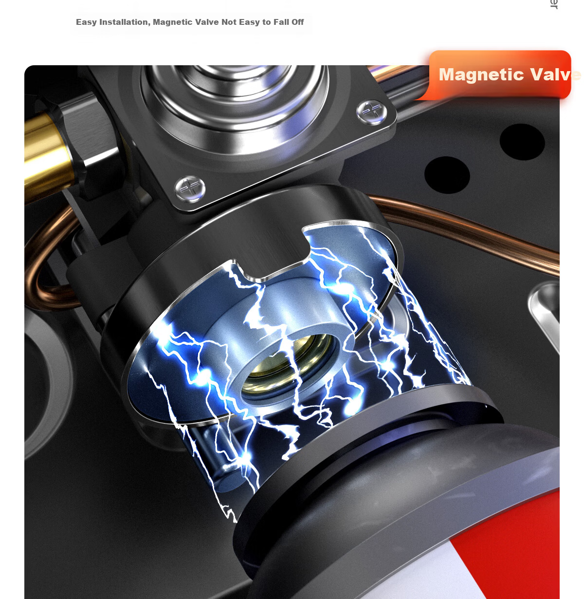 Beishanlang Outdoor Portable Gas Stove Windproof Explosion-Proof Camping Stove High Flame Magnetic Stove Household Gas Cooker Lanye Black 10