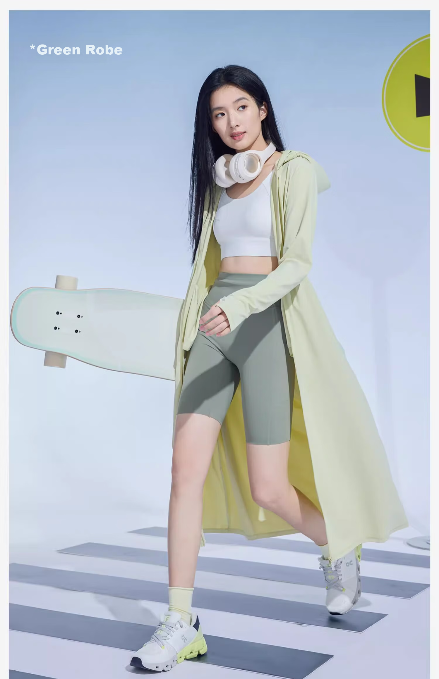 Moxun [Zhao Lusi Same Style] Long Sun Protection Jacket for Women UV Protection Breathable Full-Length Coat Robe Windbreaker 24