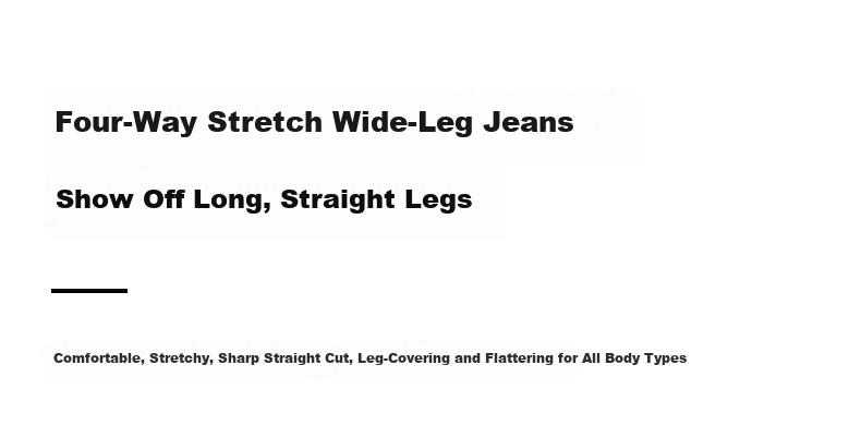 Xueqiman Denim Blue Women's Jeans 2026 Spring New Wrinkle-Resistant Slim Straight High-Waist Wide-Leg Pants 1