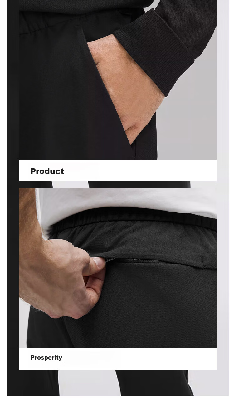 JD Jingzao New Men's Spring Summer Sports Pants Outdoor Durable Tactical Running Fitness Casual Pants Dark Khaki L 12