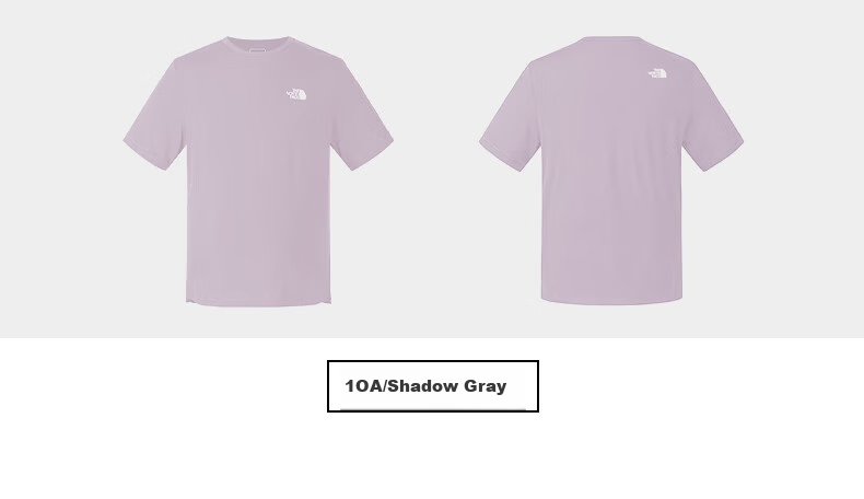The North Face Men's Merino Wool Casual Short Sleeve T-Shirt Outdoor Summer New 8BYM Moon Shadow Gray/1OA L 5