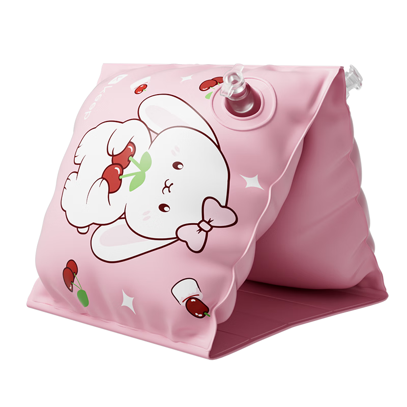 Keep Kids Swimming Arm Floaties Inflatable Arm Bands Baby Buoyancy Sleeves Pink Bunny