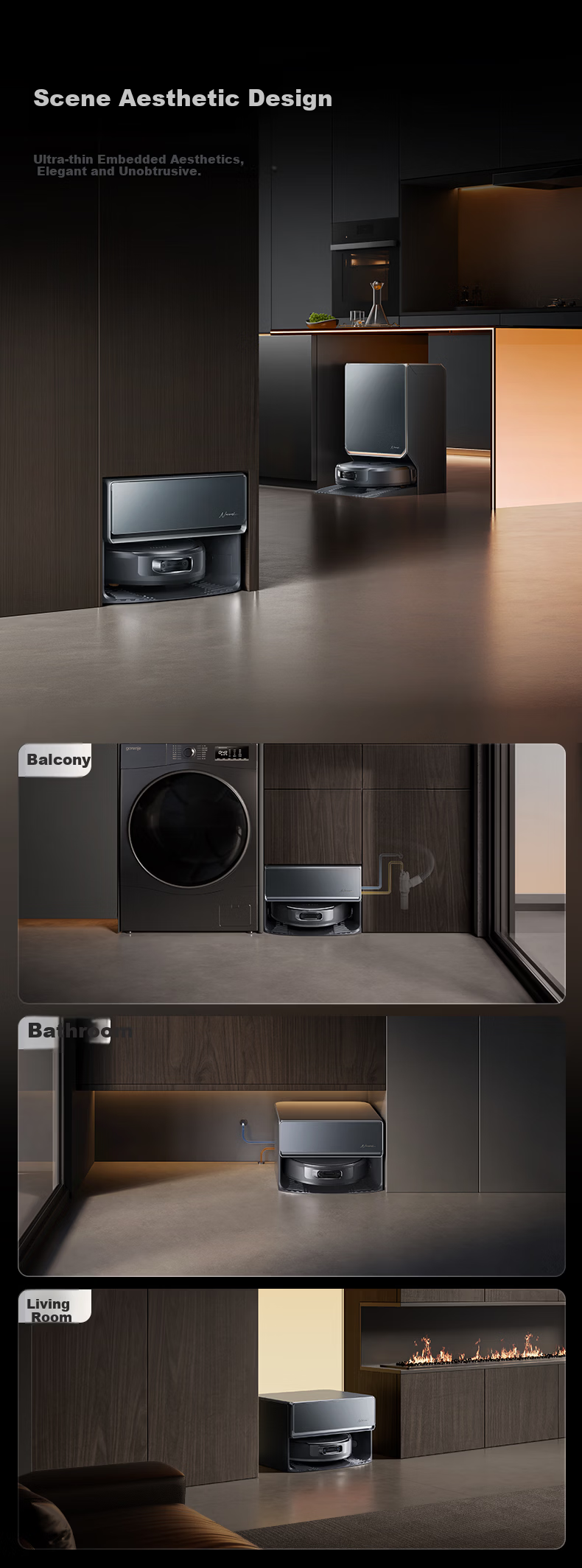 Cloud Whale【Price Protection 618】Xiaoyao 003 Robot Vacuum Cleaner 3-in-1 Sweeping and Mopping Automatic Cleaning Fully Intelligent Self-Maintenance Home Use Hot Water Track Washing and Drying Floor Cl 23
