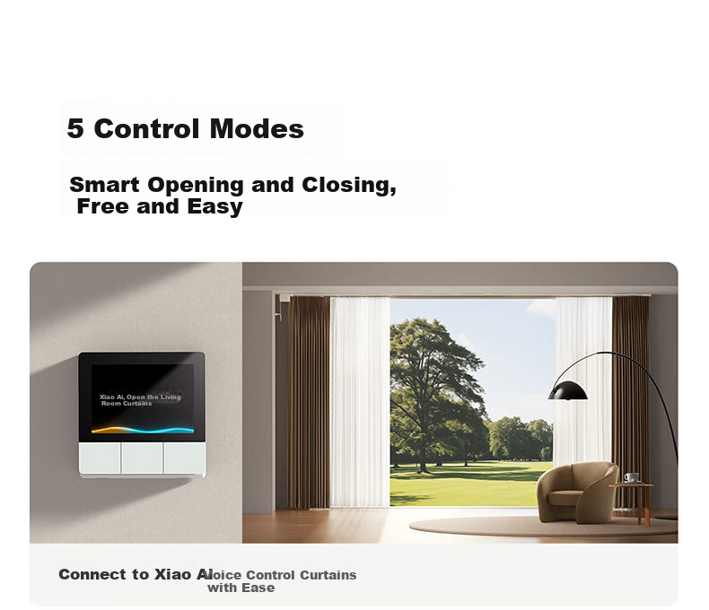 Mijia Hidden Smart Curtain Xiaomi Smart Electric Curtain Voice Control Smart Home Integration 9