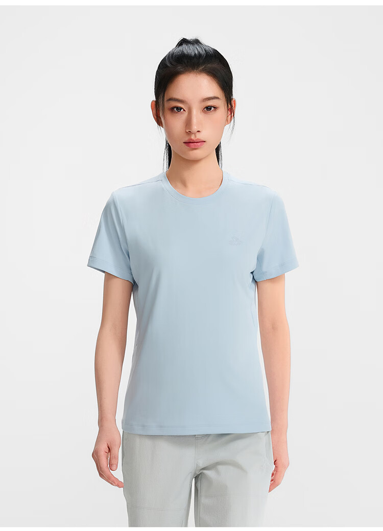 Pelliot Outdoor Quick-Dry T-Shirt Unisex Spring Summer Antibacterial Moisture-Wicking Sun Protection Short Sleeve Hiking Mountaineering Lightweight Top 116215078 30