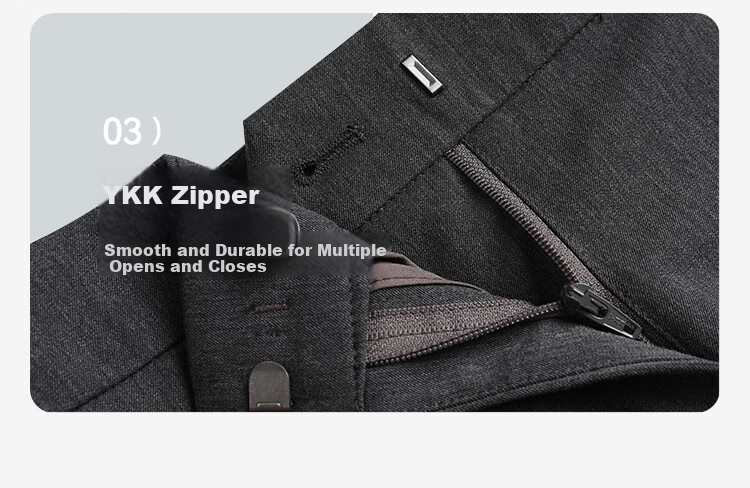 JD Original Women's Suit Pants, Autumn New Style, Slimming Casual Trousers, Wide-Leg Dress Pants with Stretch in All Directions, Gray, XL 14