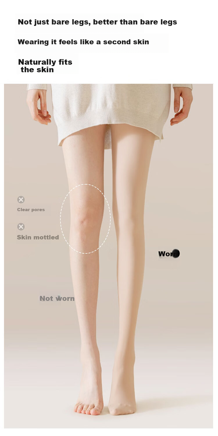 Yalu 200g Black Leggings for Women Autumn Winter Fleece Thickened Black Silk Leg Slimming Pressure Tights Pantyhose 11