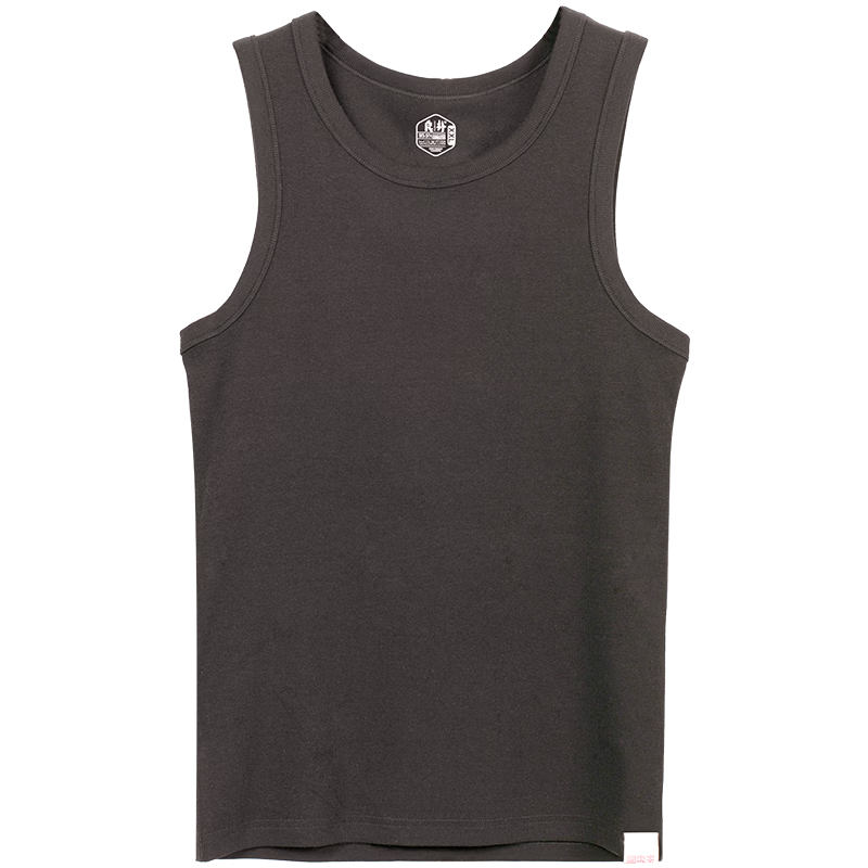 Liangpu Pure Cotton Ribbed Heavyweight American Style Men's Fitness Tank Top Sleeveless Training Shirt