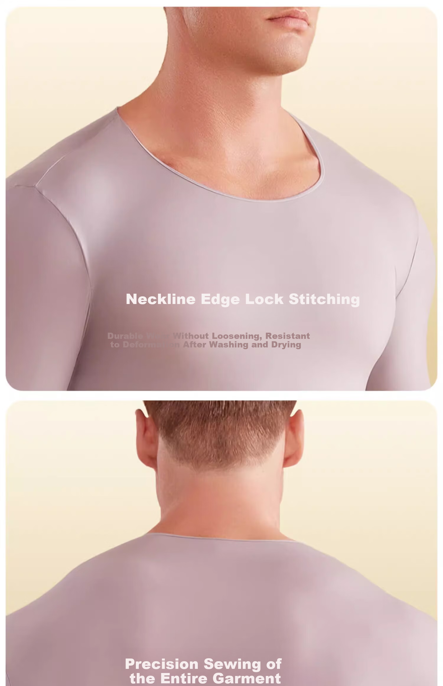 BOPRUIEY Men's Thermal Ultra-Thin Base Layer Hyaluronic Acid Underwear 2025 New Autumn Winter Set Thermal Shirt and Pants 19