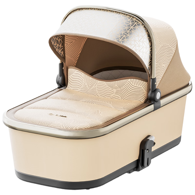 Elittile emu Baby Stroller Bassinet Accessory Cradle Golden Amber [Not Stroller]