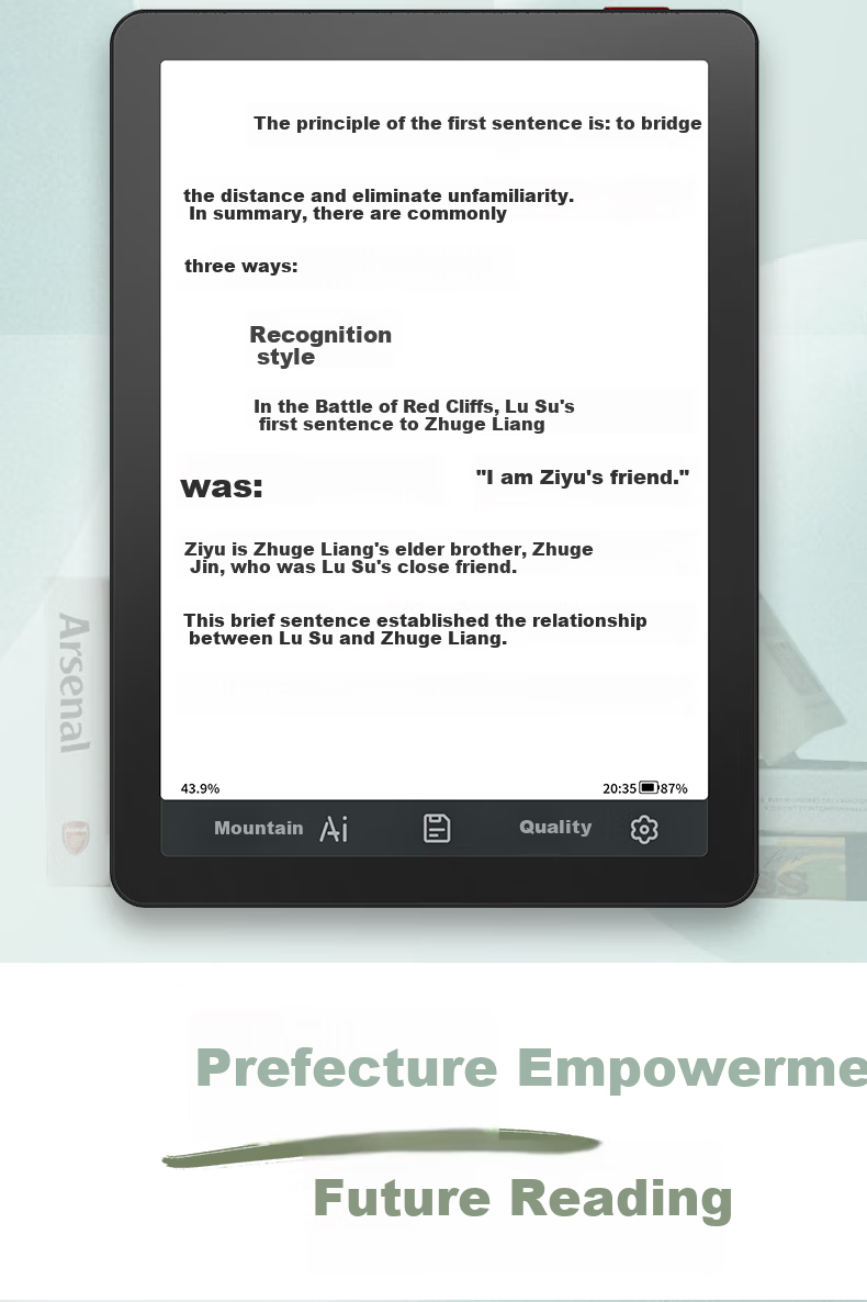 BIGME E-Reader B6【New Release】 6-Inch E-Ink Screen Smart Reading Device Ebook Reader for Books, Study, Comics Lightweight Portable White 8