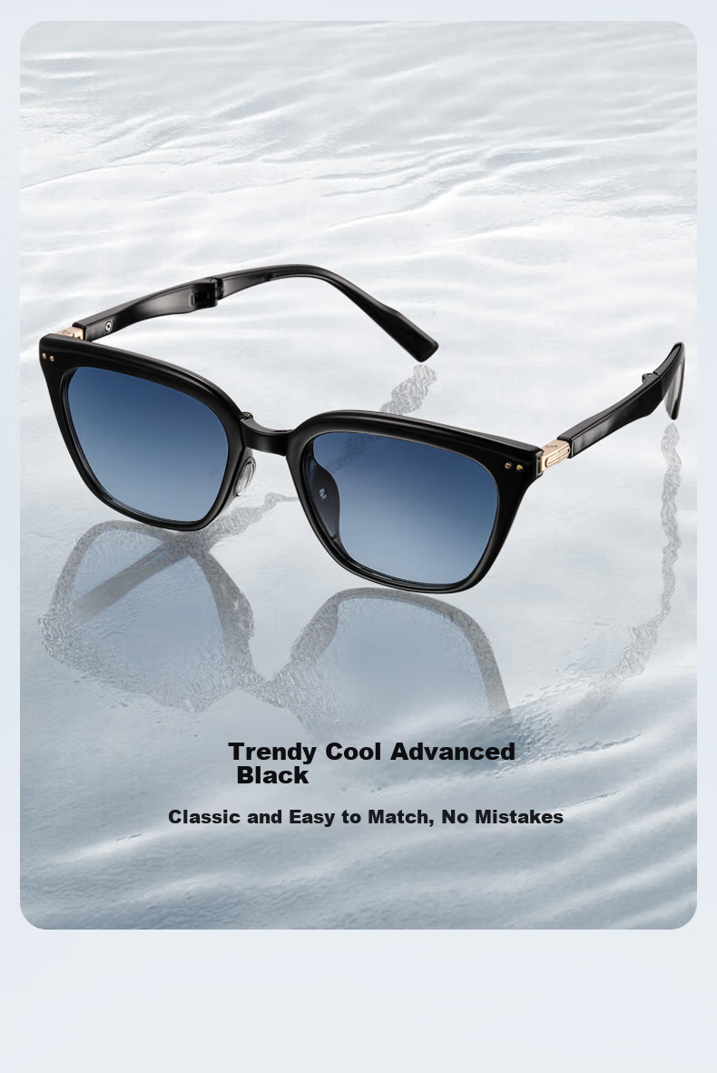 GOGOSOON New Small Frame Cat Eye Sunglasses Women Vintage High-End UV Protection Fashion Polarized Foldable Sunglasses Men 1
