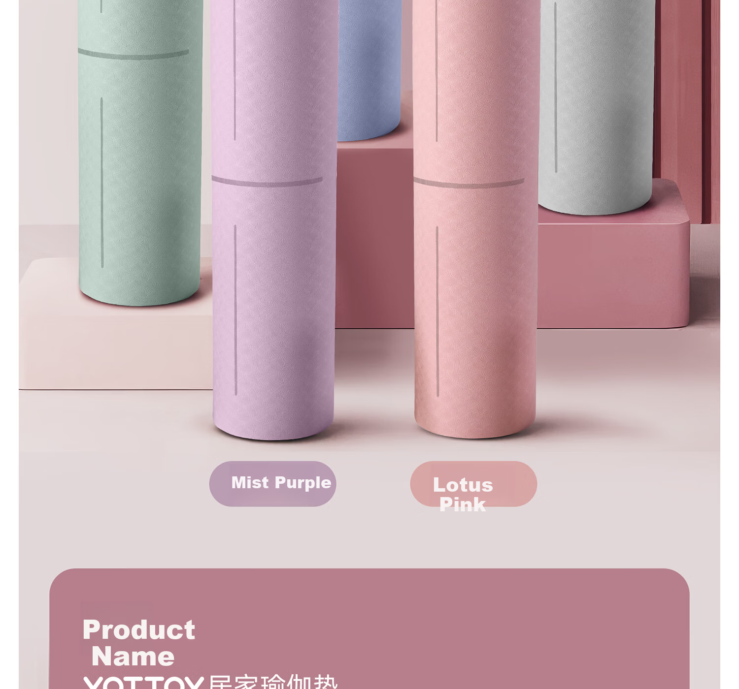 Yottoy Yoga Mat Extra Long 2m Large Size Thickened Wide Non-Slip Shock Absorption Exercise Mat for Men and Women Home Use 29