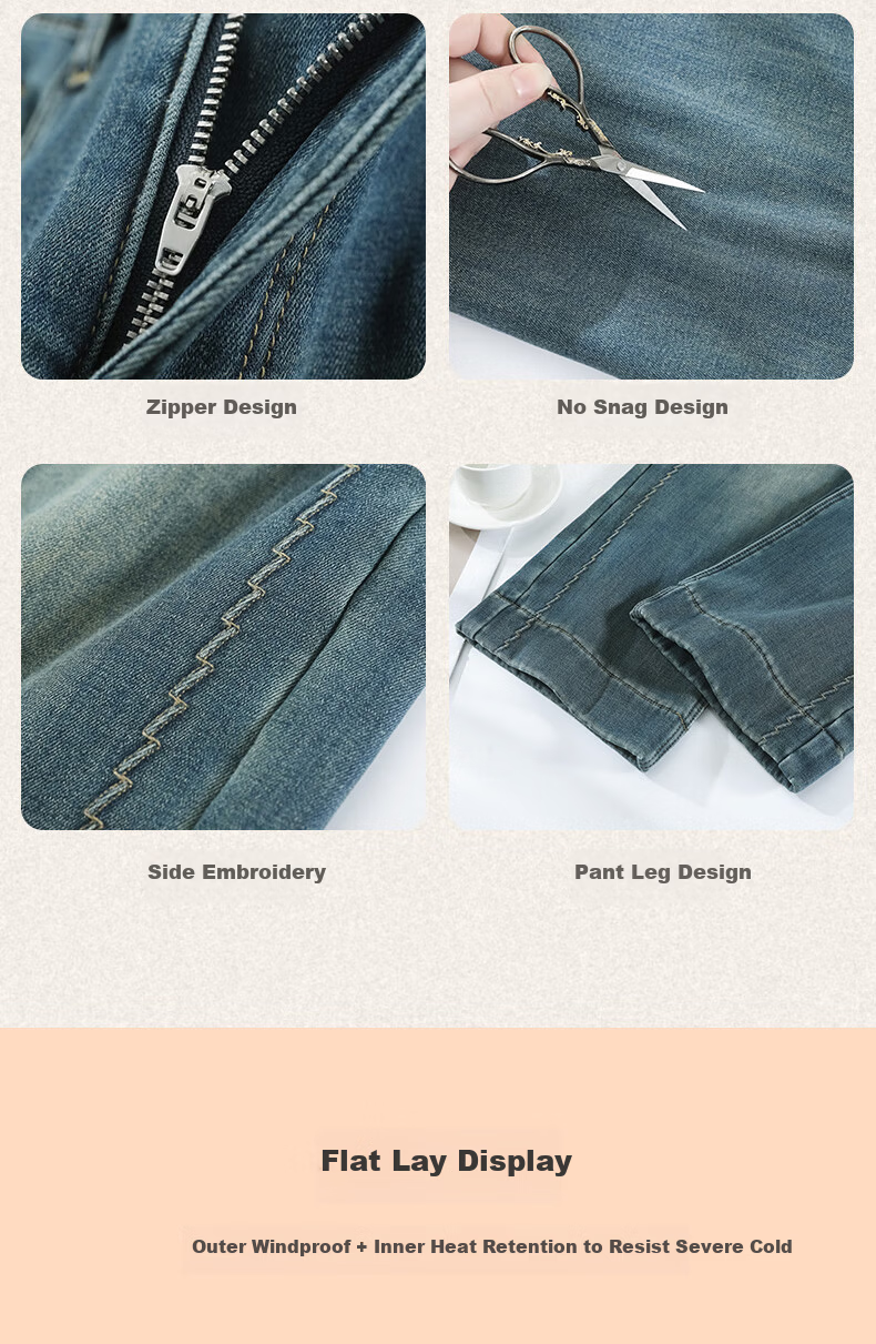 Langsha Women's 9/10 Length High-Waist Stretch Straight-Leg Loose Fit Wide-Leg Jeans Spring Summer New Style 13