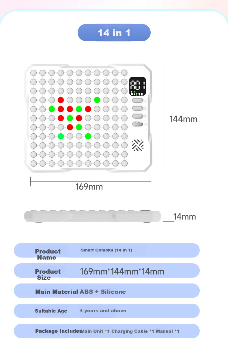 Raptor [Children's Day Gift] Electronic Gomoku Smart Board Go Electronic Board Smart Go 26