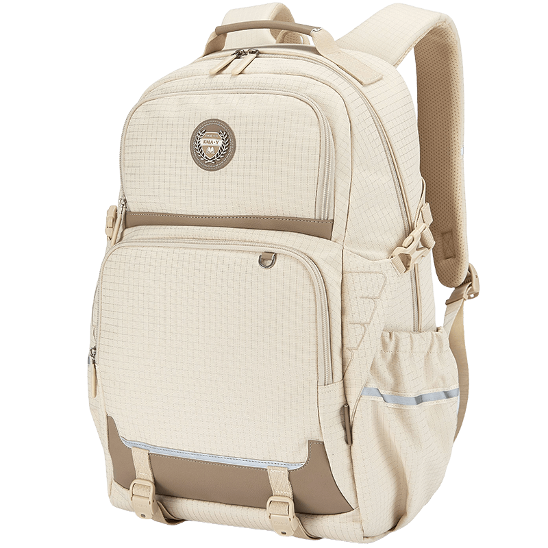 KALA·Y Large Capacity Lightweight Ergonomic Backpack for Middle and High School Students Unisex Stylish School Bag