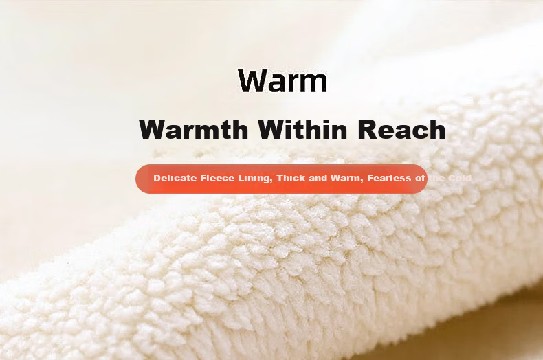 Dipple Adjustable Ankle Foot Wrist Warmer Thickened Fleece Cold-Resistant Protective Sleeve for Men and Women Cycling 8