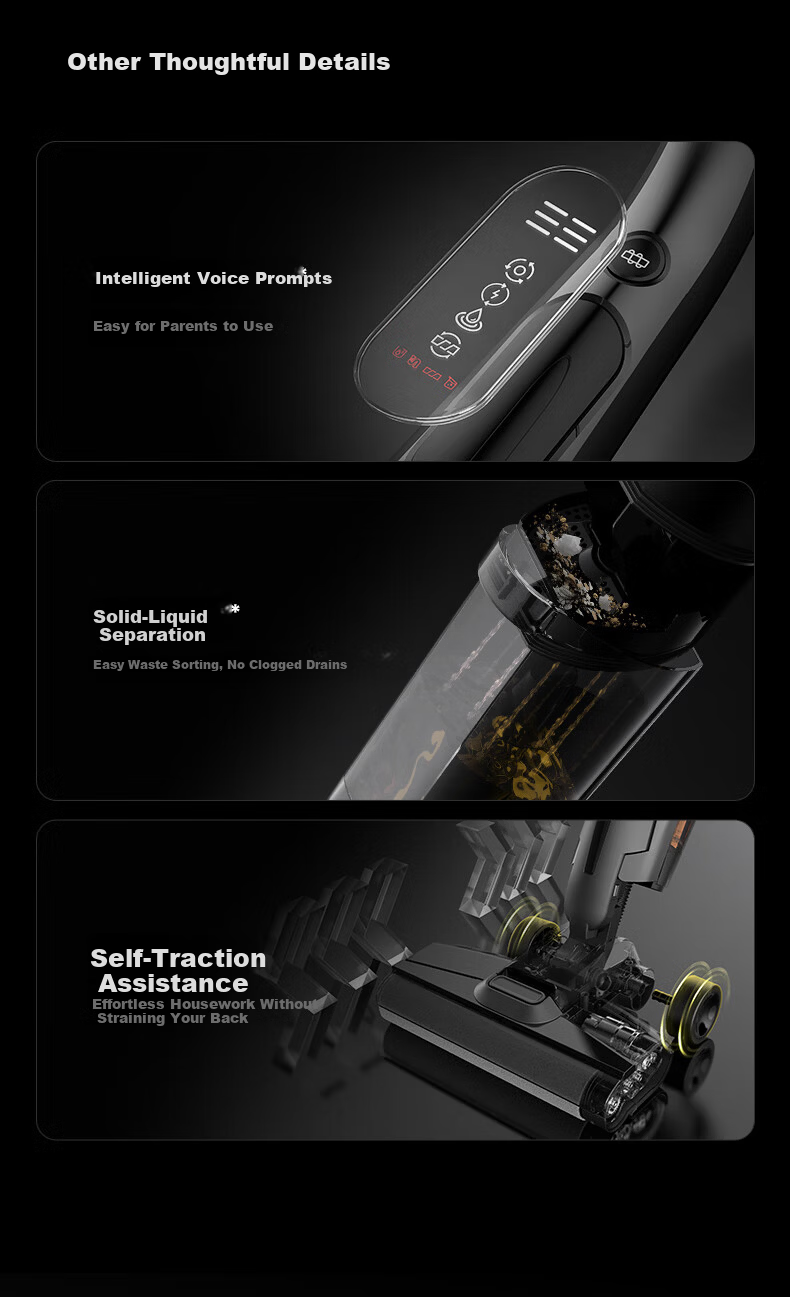 Deerma [Black Technology Bestseller] Bubble Floor Cleaner P90Pro Flagship MAX [Mechanical Arm, No Water Stains, Spot Foam Cleaning, IPX7 Waterproof Soaking, Deodorizing Floor Brush] 21