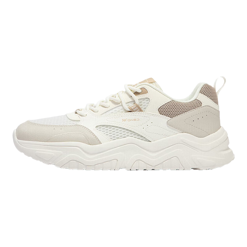 361° Men's Sports Shoes, Spring And Summer Mesh Breathable Thick-Soled Heightening Casual Shoes, Commuter Running Shoes, 672426776-2
