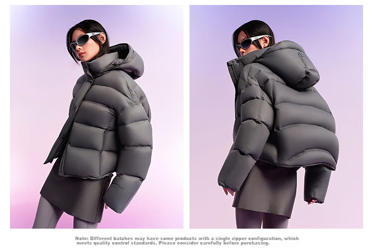 Bosideng Women's Winter 90% Down Puffy Thickened Hooded Jacket Warm Coat Mall Hot Sale Same Style 33