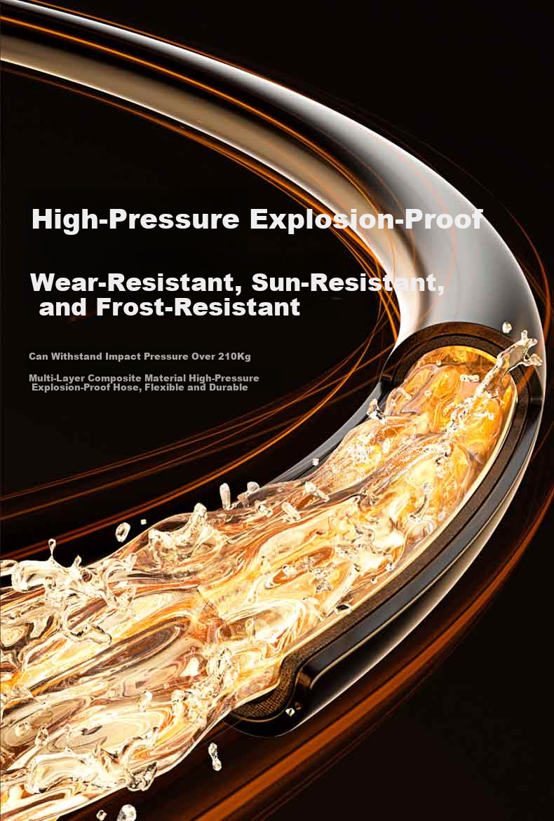 Huiduoduo High-Pressure Car Wash Gun Industrial Commercial Pure Copper Powerful Floor Cleaning Water Pressure 800 Bar 20