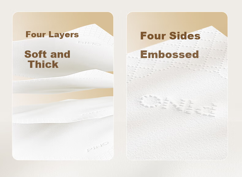 Vinda Handkerchiefs Pinor Artist Collaboration 4-Ply 6 Sheets * 30 Packs Portable Small Pack Napkins Durable Tissue Paper 8