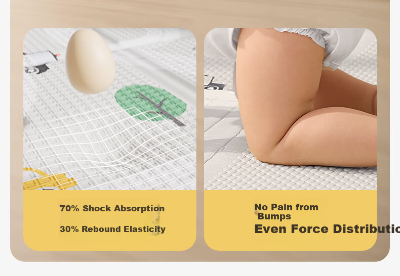 October Crystals Baby Crawling Mat XPE Antibacterial Edge Living Room Floor Mat Car Pattern 150*200*1.5cm 5