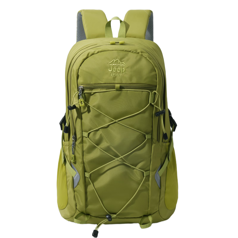 JEEP SPIRIT Outdoor Hiking Mountaineering Backpack Large Capacity Waterproof Camping Lightweight Travel Bag for Men and Women