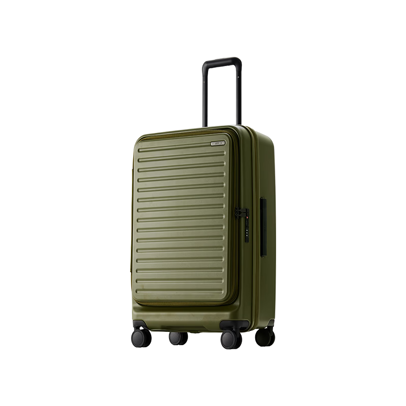 JD Jingzao TuoJie 28-inch Luggage Suitcase for Men and Women Side-opening Large Capacity Trolley Case with Password Lock Travel Business Moss Green